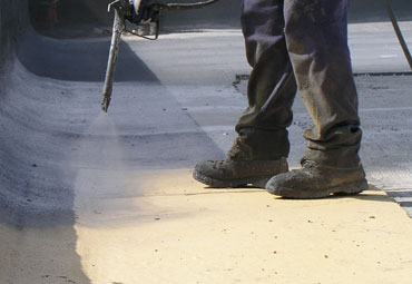 Coating systems over British Columbia spray foam roof systems